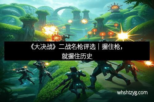 《大决战》二战名枪评选｜握住枪，就握住历史